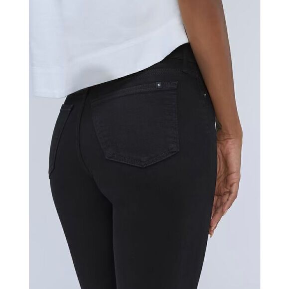 Everlane The Mid-Rise Skinny Stretch Jean Black Size 24 Regular NWT - Picture 4 of 11